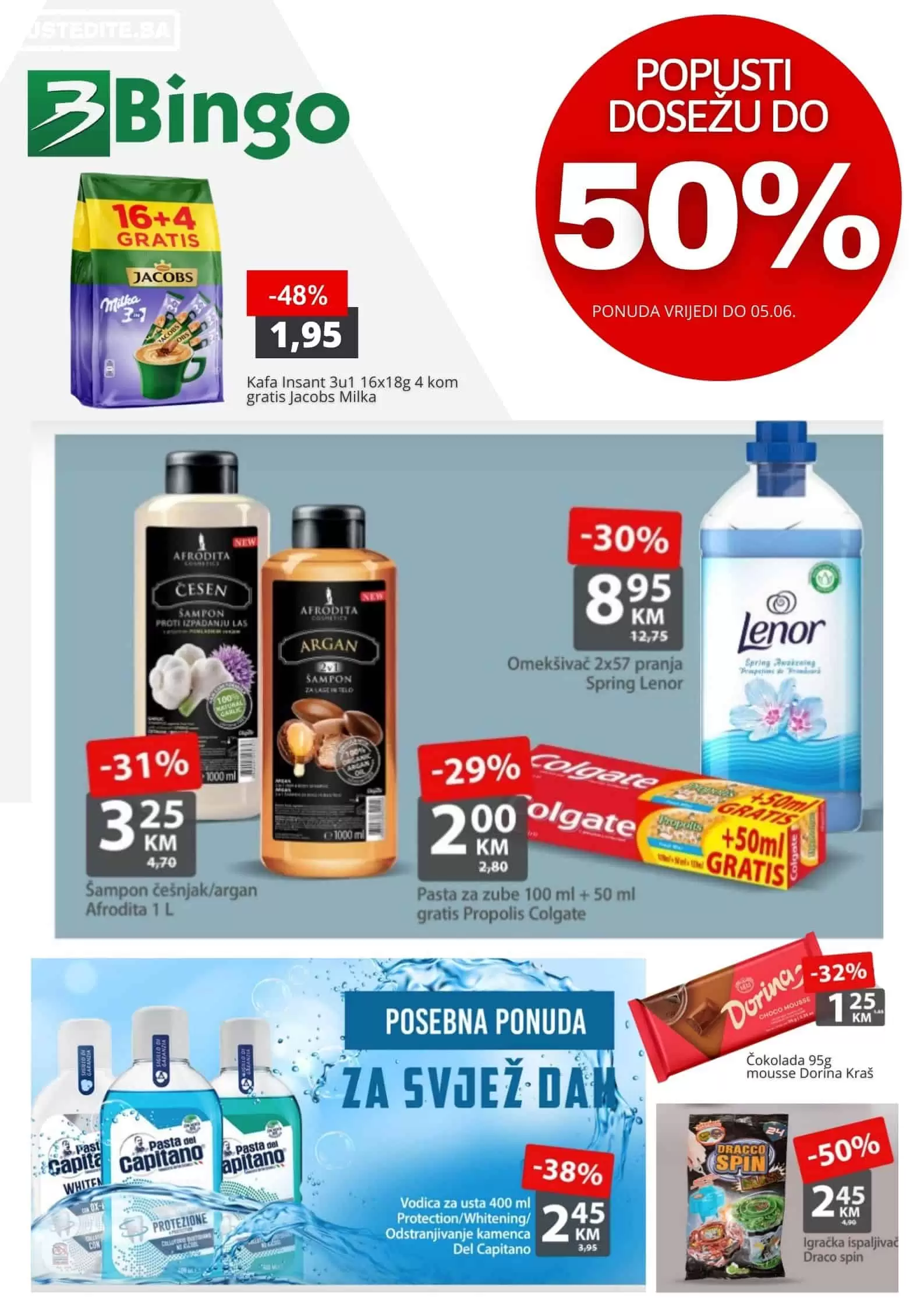 Iz BINGO vikend akcije odabrali smo samo najvece popuste! iskoristite ih!