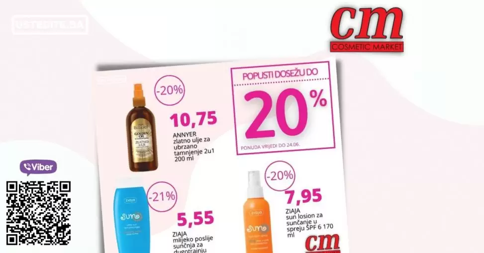 cm super akcija proizvoda za suncanje