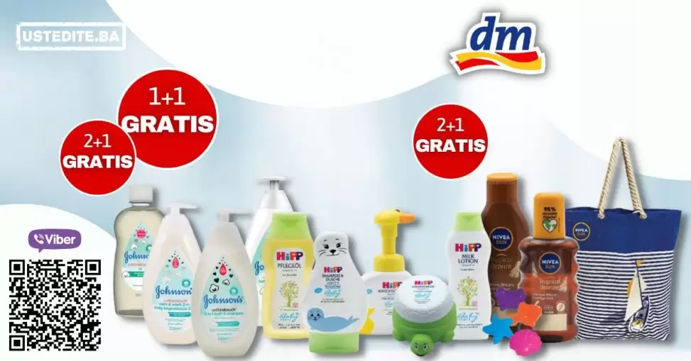 dm GRATIS uz kupovinu, JUNI 2022 akcija pusti do 21.06.2022.