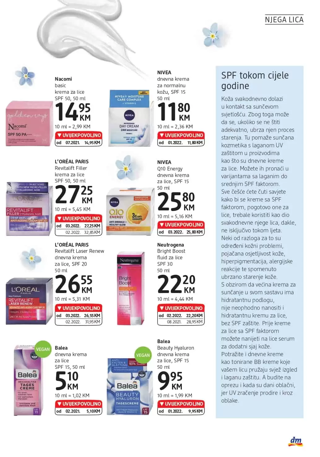 dm Katalog JUNI 2022 donosi nam akcijske cijene 08-21.06.2022.