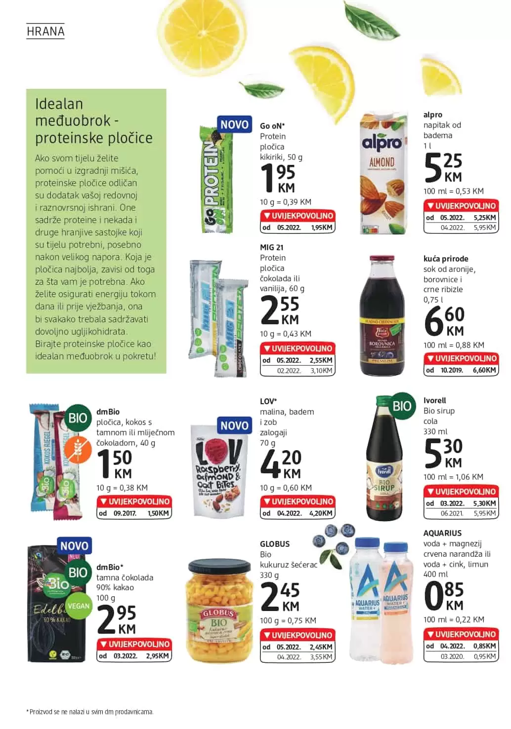 dm Katalog JUNI 2022 donosi nam akcijske cijene 08-21.06.2022.