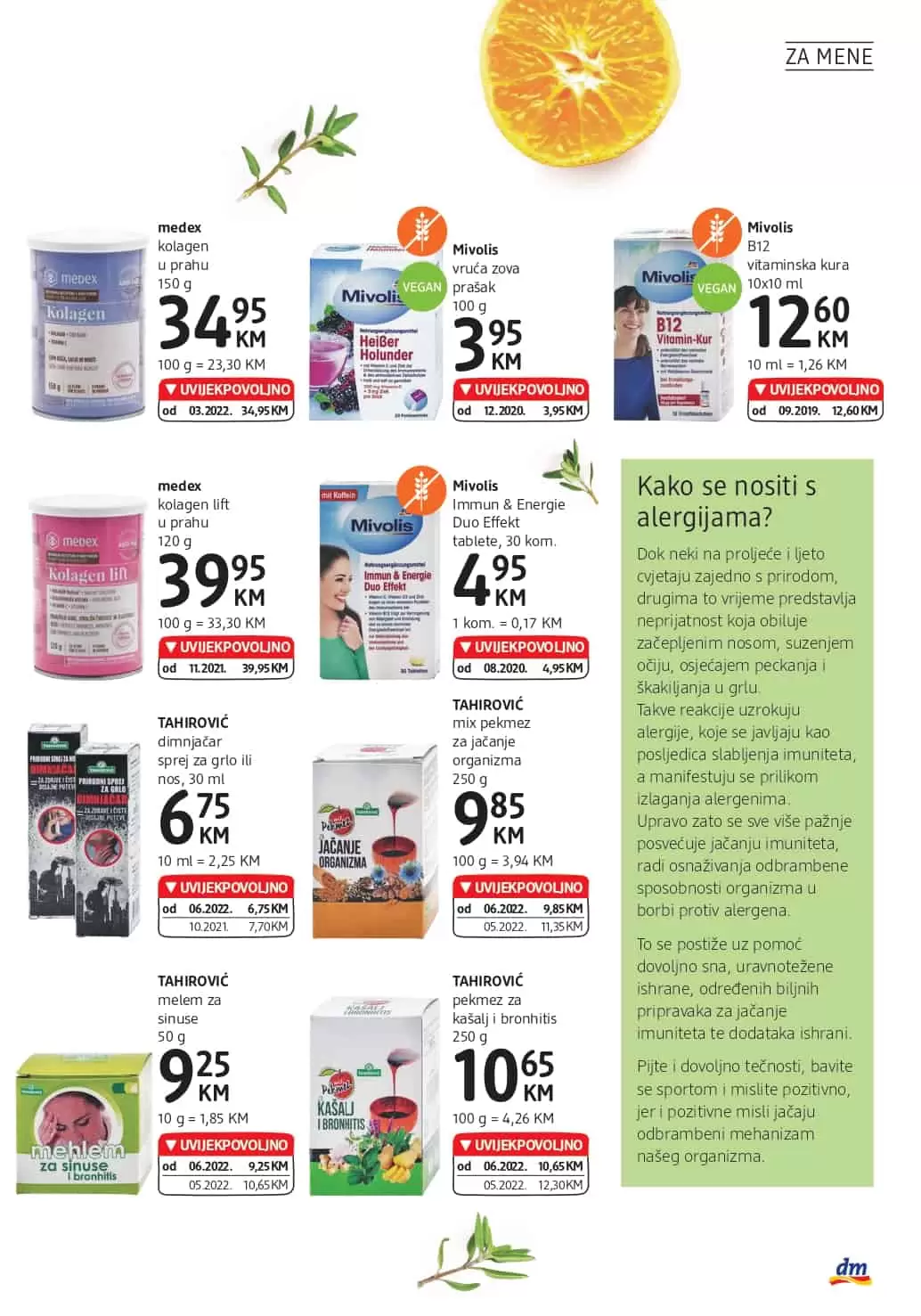 dm Katalog JUNI 2022 donosi nam akcijske cijene 08-21.06.2022.