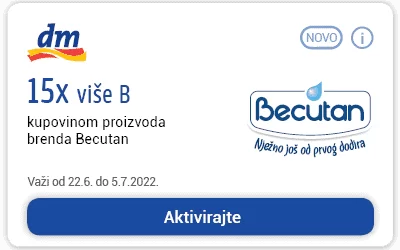 dm KUPONI Ostvarite rođendanske pogodnosti JUNI 2022 SUPER UŠTEDA do 30.06.2022.