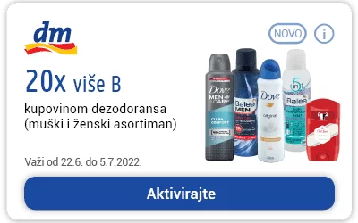 dm KUPONI Ostvarite rođendanske pogodnosti JUNI 2022 SUPER UŠTEDA do 30.06.2022.
