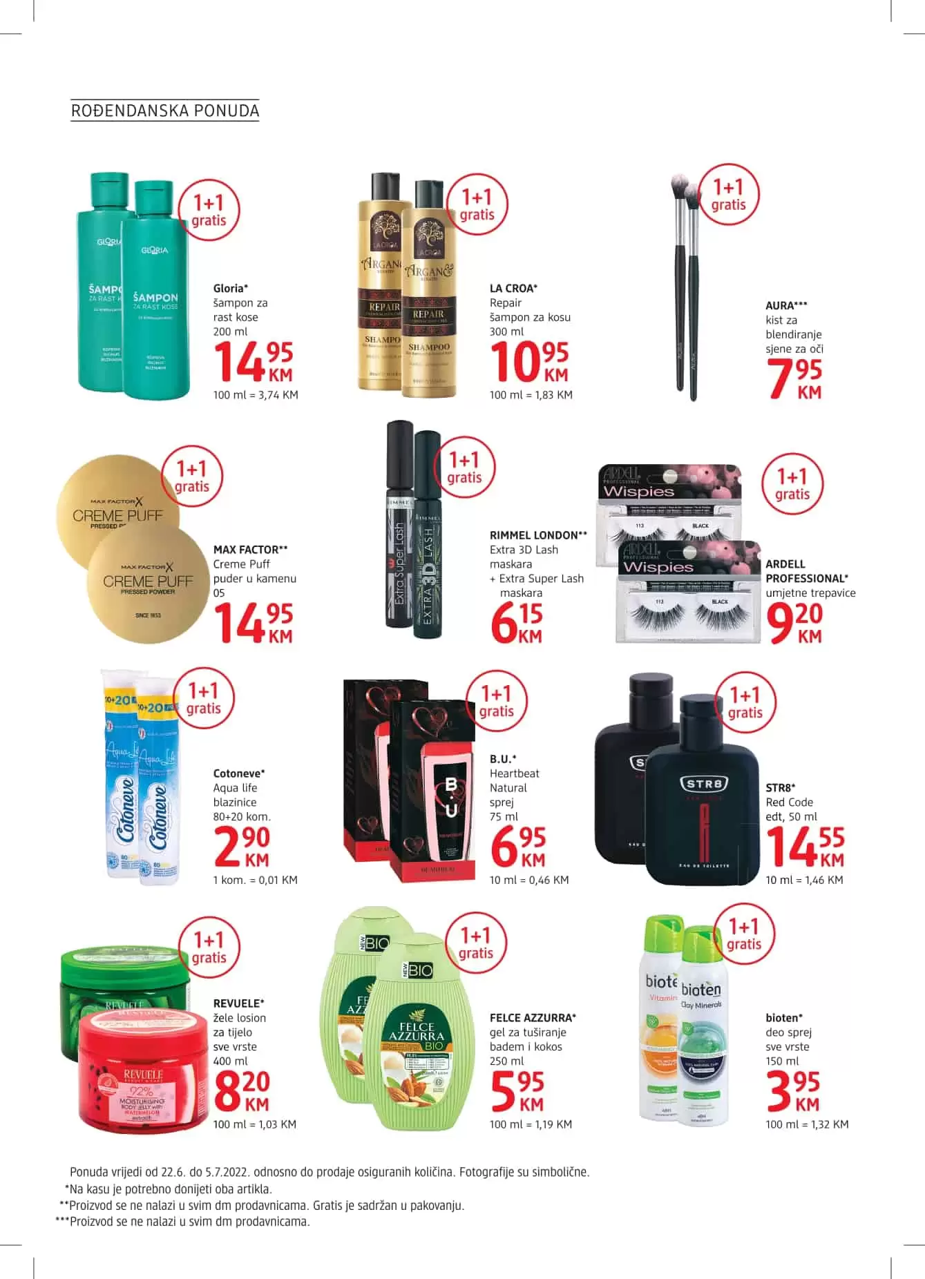 dm Express Katalog ▷【1+1 GRATIS】Rodjendanska ponuda JUNI/JULI 2022 akcija snizenja do 05.07.2022.