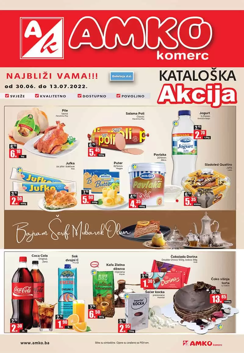 Amko katalog SUPER SNIZENJE akcija vrijedi do 13.07.2022.