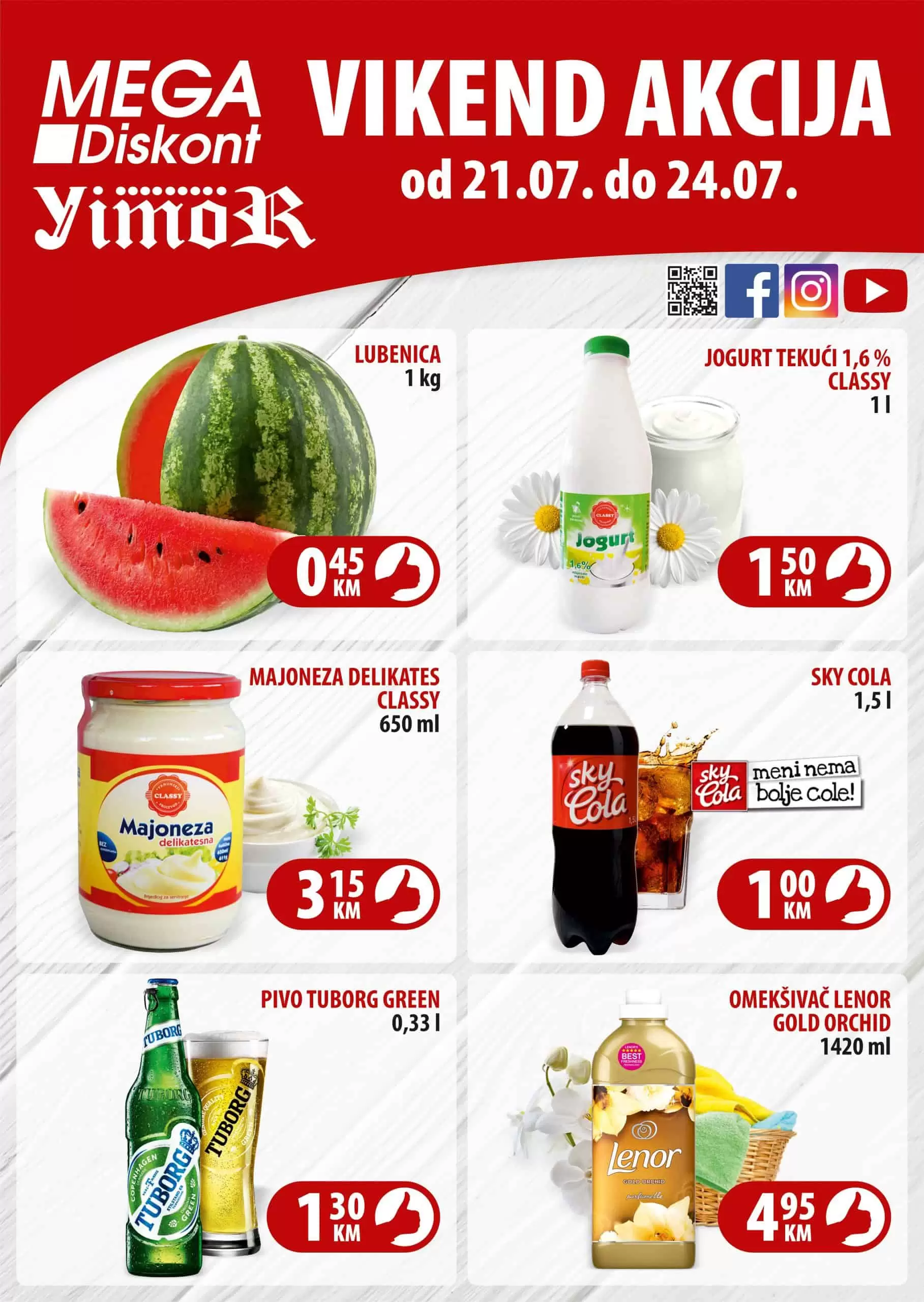 Mega Diskont vikend akcija JULI 2022 katalog sniženja 21-24.7.2022.