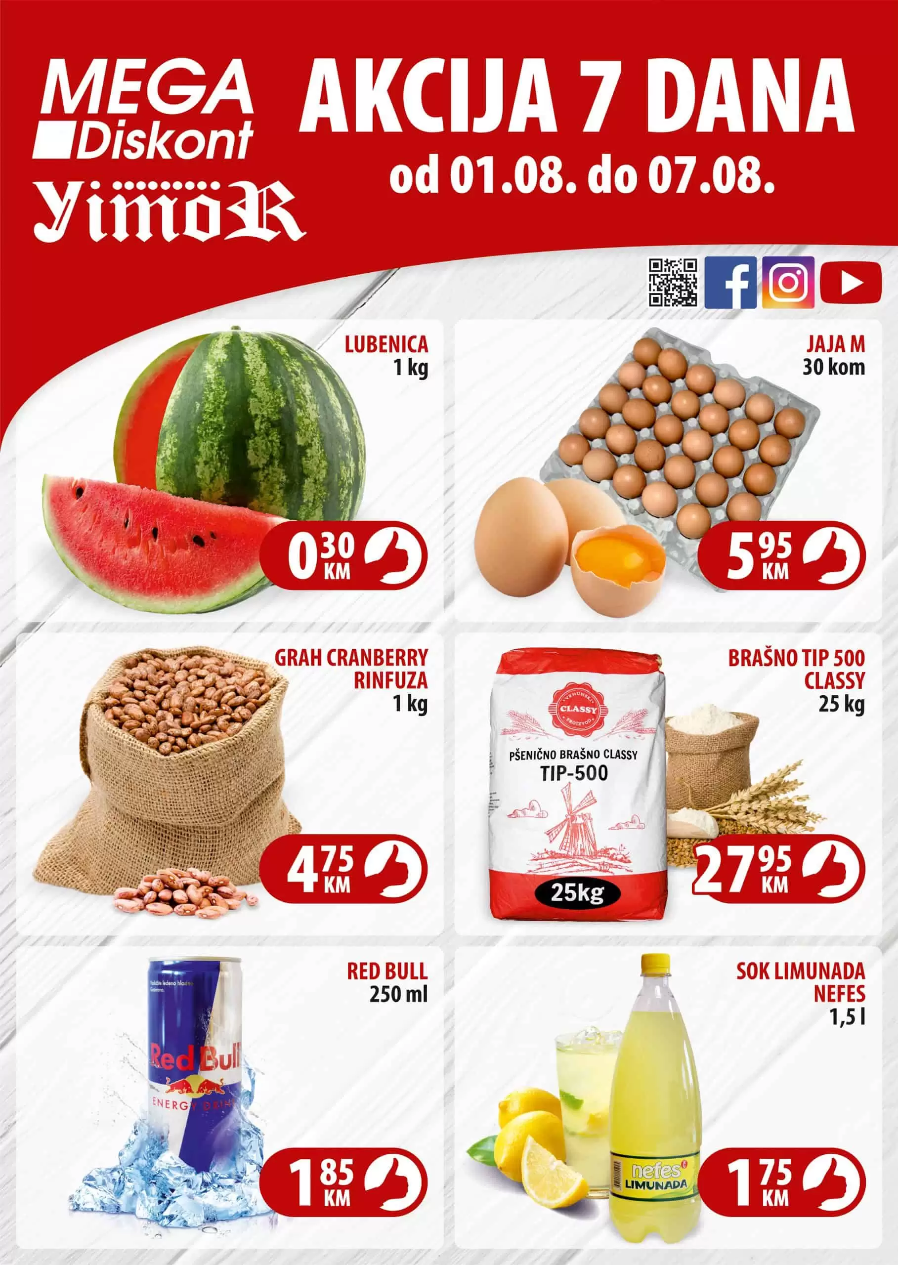 Mega Diskont AKCIJA 7 dana 1-7.8.2022! Katalog sniženja avgust 2022!