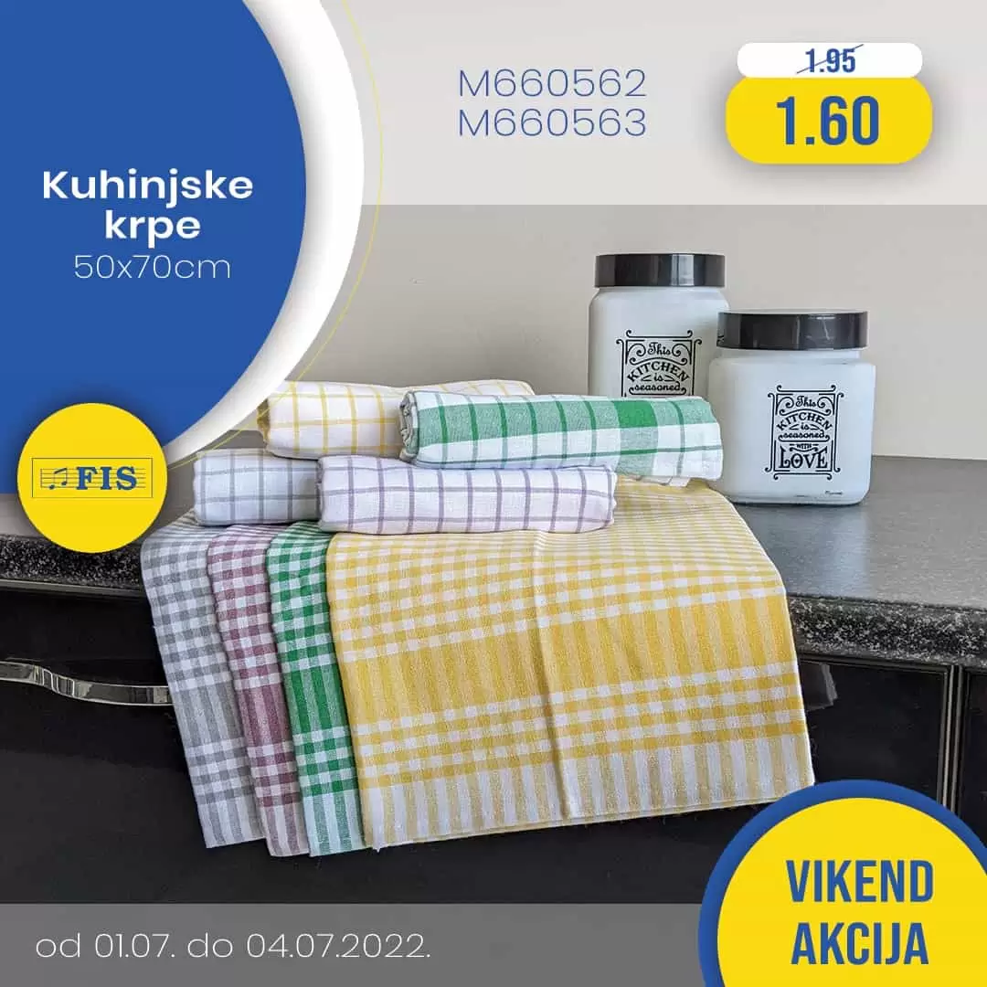 Fis vikend akcija KUCNI TEKSTIL juli 2022 katalog snizenja do 04.07.2022.