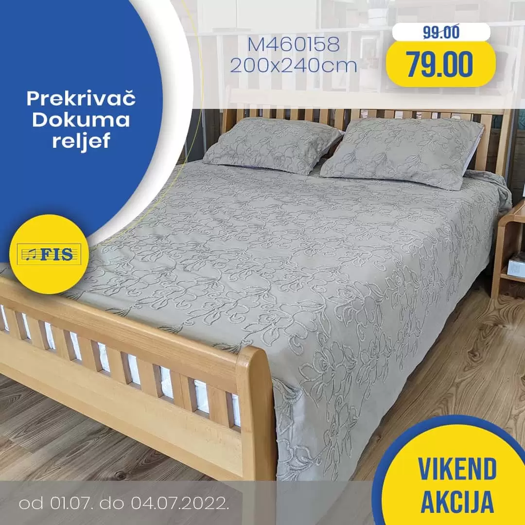 Fis vikend akcija KUCNI TEKSTIL juli 2022 katalog snizenja do 04.07.2022.