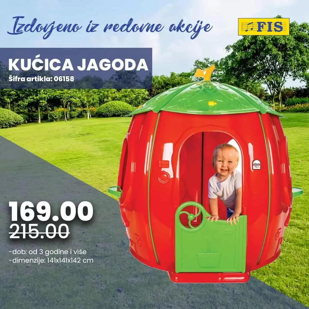 Fis snizenje bazena i igracaka za djecu!