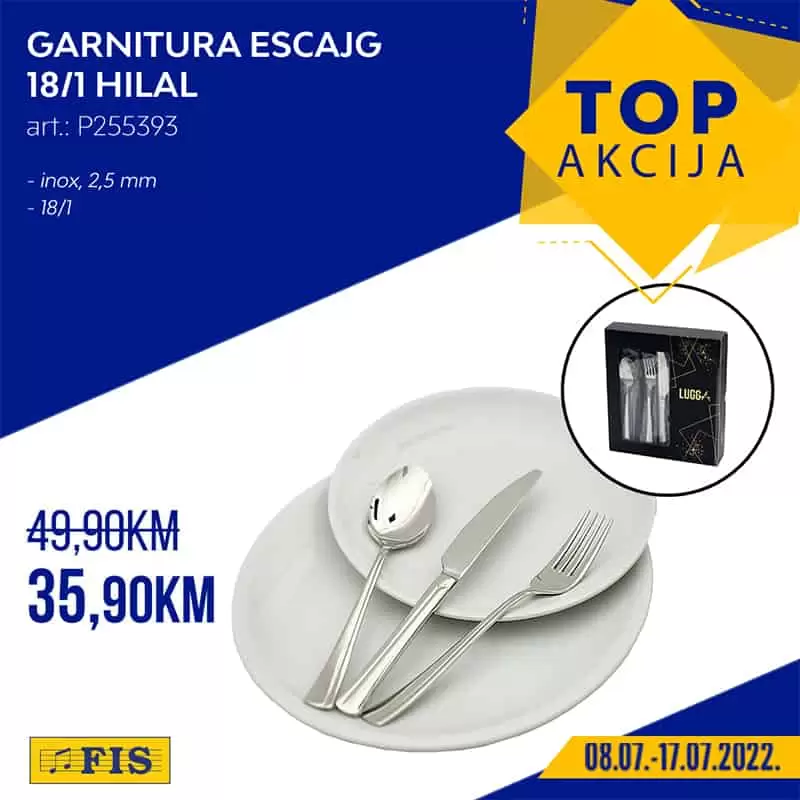 Fis TOP akcija za TOP artikle! Super Fis snizenje do 17.07.2022.