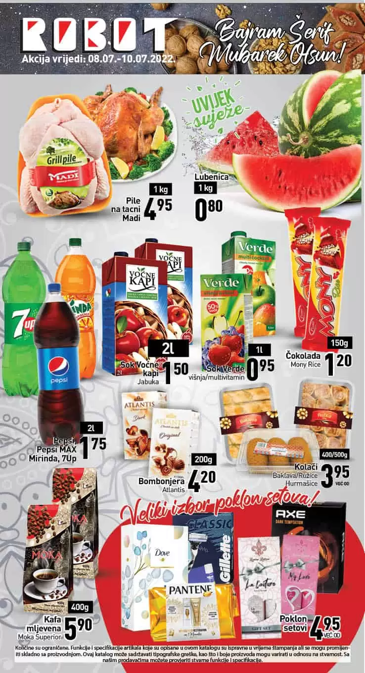 Robot katalog BAJRAMSKA AKCIJA sniženje traje do 10.07.2022.