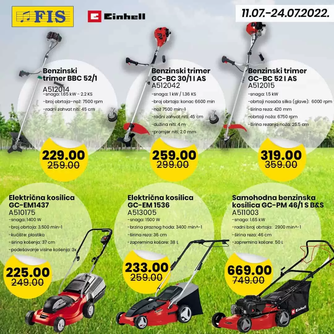 Fis vrtni namještaj SUPER AKCIJA do 24.07.2022.