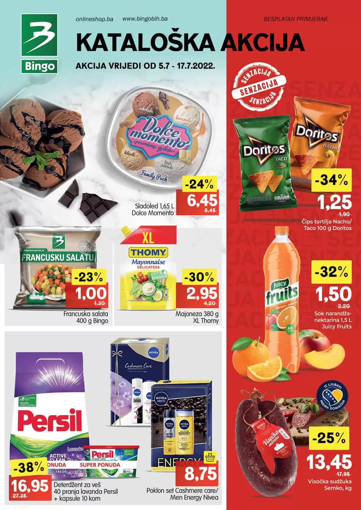 Bingo kataloska akcija JULI 2022 ➤  【SNIZENJE do 49%】katalog do 17.07.2022.