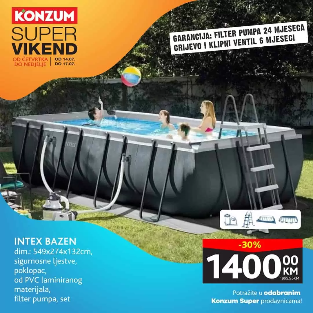 Konzum SUPER vikend! NE propustite SUPER SNIŽENJA pletne, kafem kuhinjskih ubrusa i još mnogo toga!