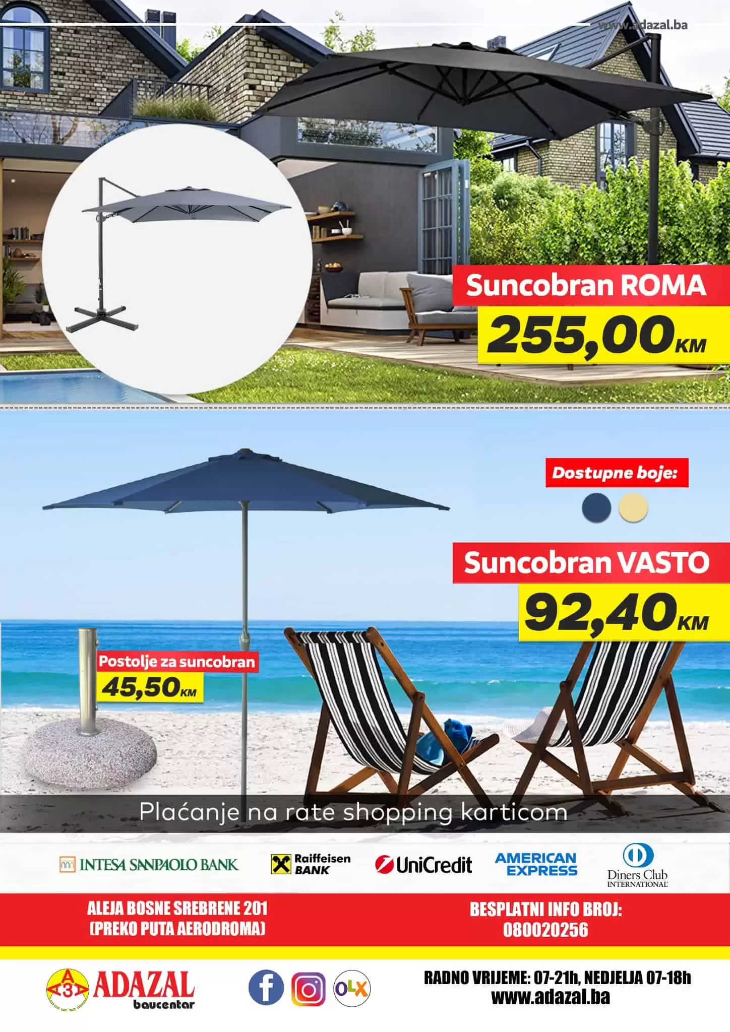 Adazal katalog donosi nam SUPER SNIŽENJE vrtnog namještaja!