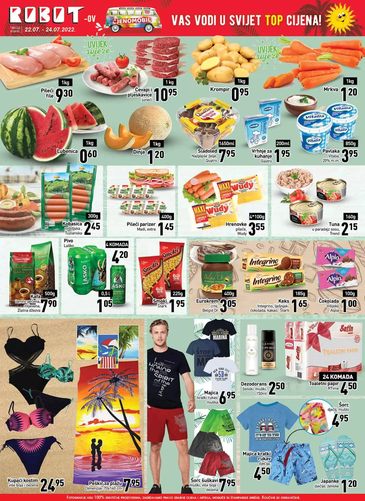 Robot VIKEND AKCIJA  juli 2022 SUPER SNIŽENJE katalog sniženja 22-24.7.2022. 