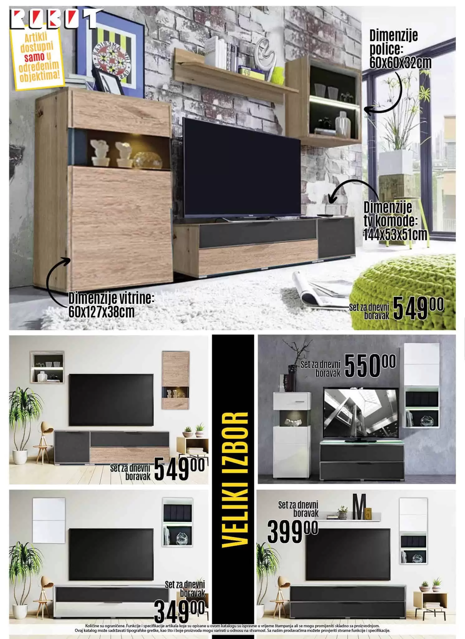 Robot katalog NAMJESTAJ juli/avgust 2022 akcija snizenja 22.7-21.8.2022.