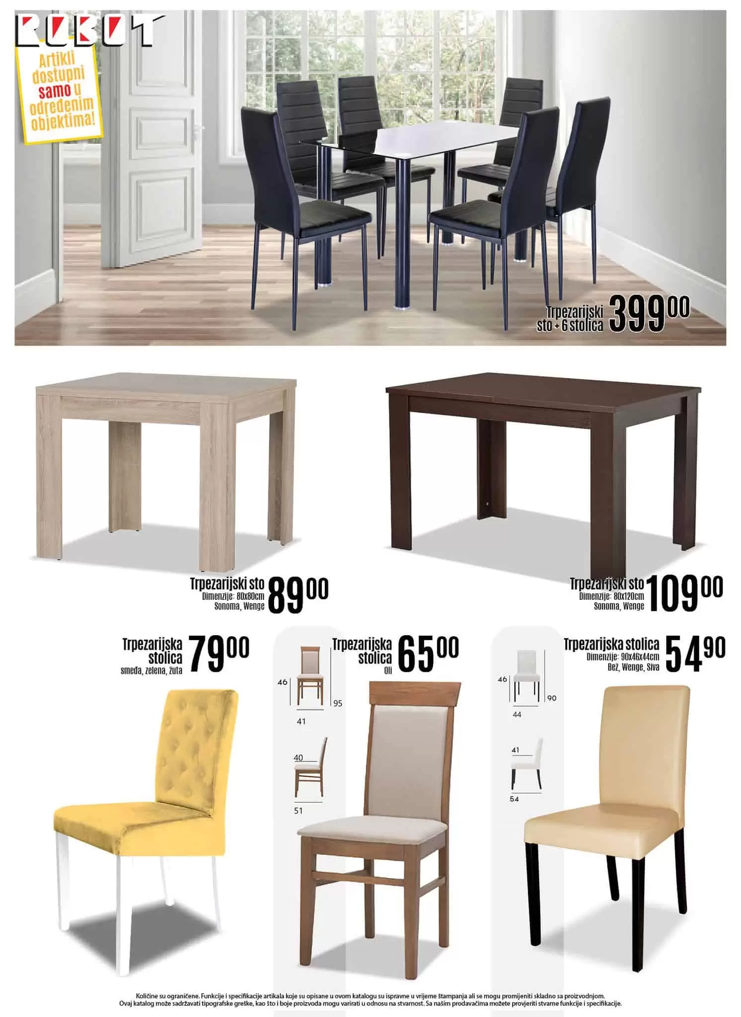 Robot katalog NAMJESTAJ juli/avgust 2022 akcija snizenja 22.7-21.8.2022.