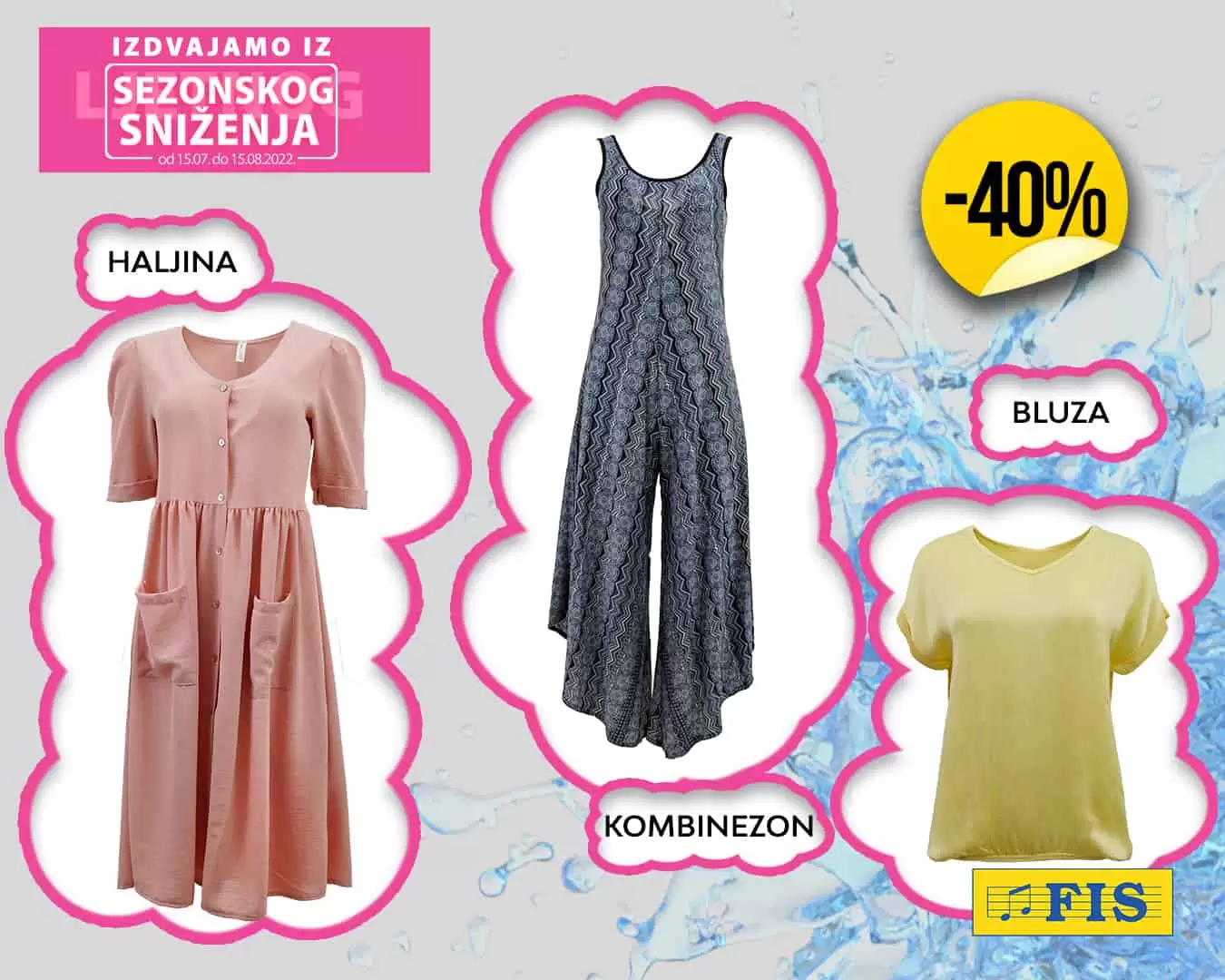 Fis SEZONSKO SNIZENJE! Ne propustite popuste i do 50% na odjecu!