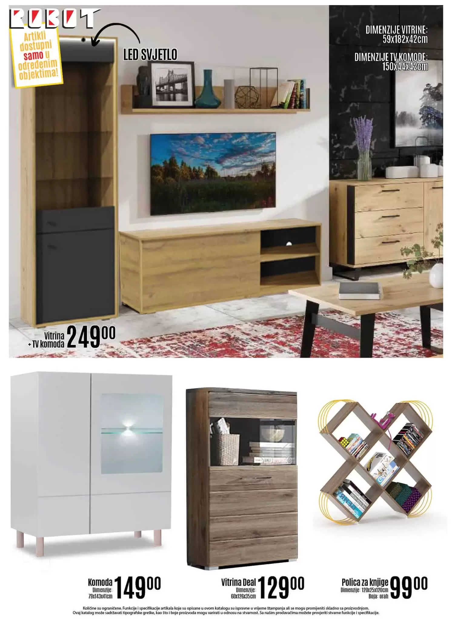 Robot katalog NAMJESTAJ juli/avgust 2022 akcija snizenja 22.7-21.8.2022.