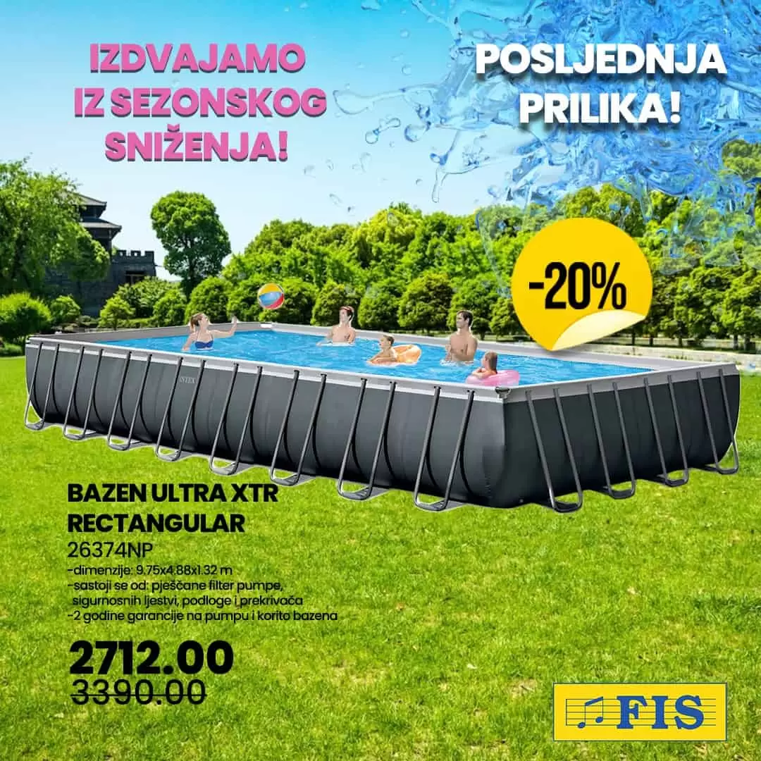 Fis SEZONSKO SNIZENJE! Iskoristite Fis akciju bazena i igračaka!