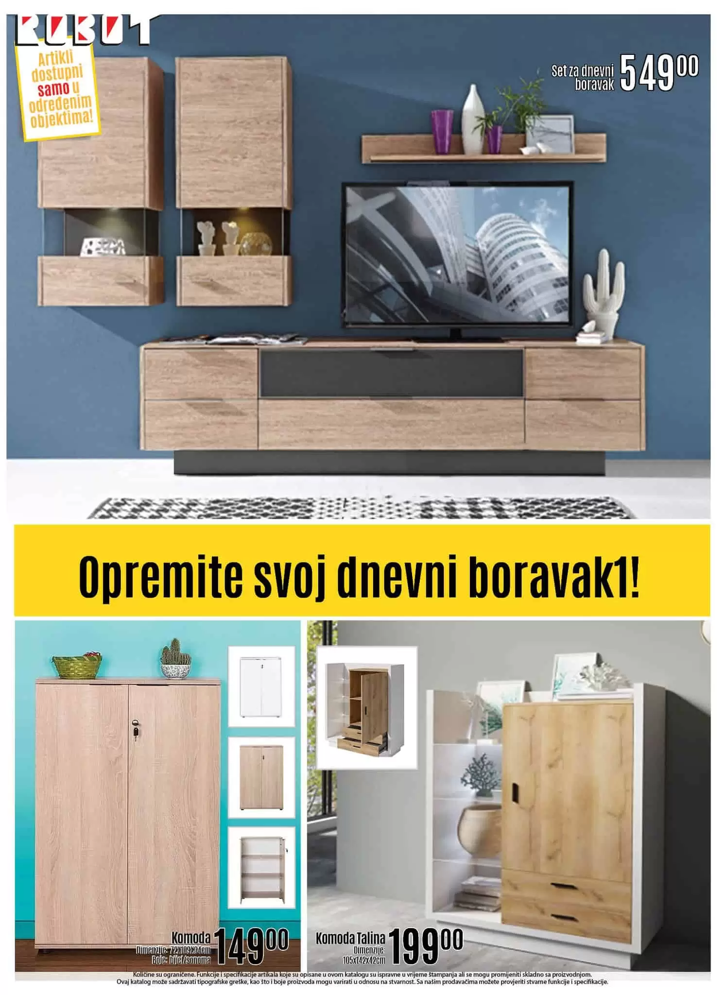 Robot katalog NAMJESTAJ juli/avgust 2022 akcija snizenja 22.7-21.8.2022.