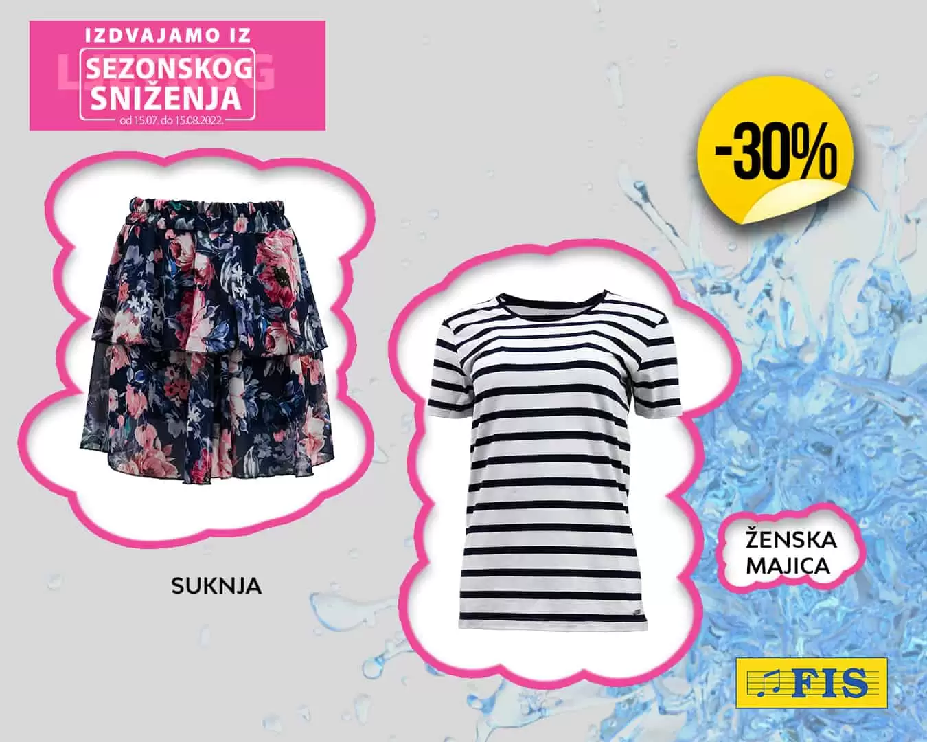 Fis SEZONSKO SNIZENJE! Ne propustite popuste i do 50% na odjecu!