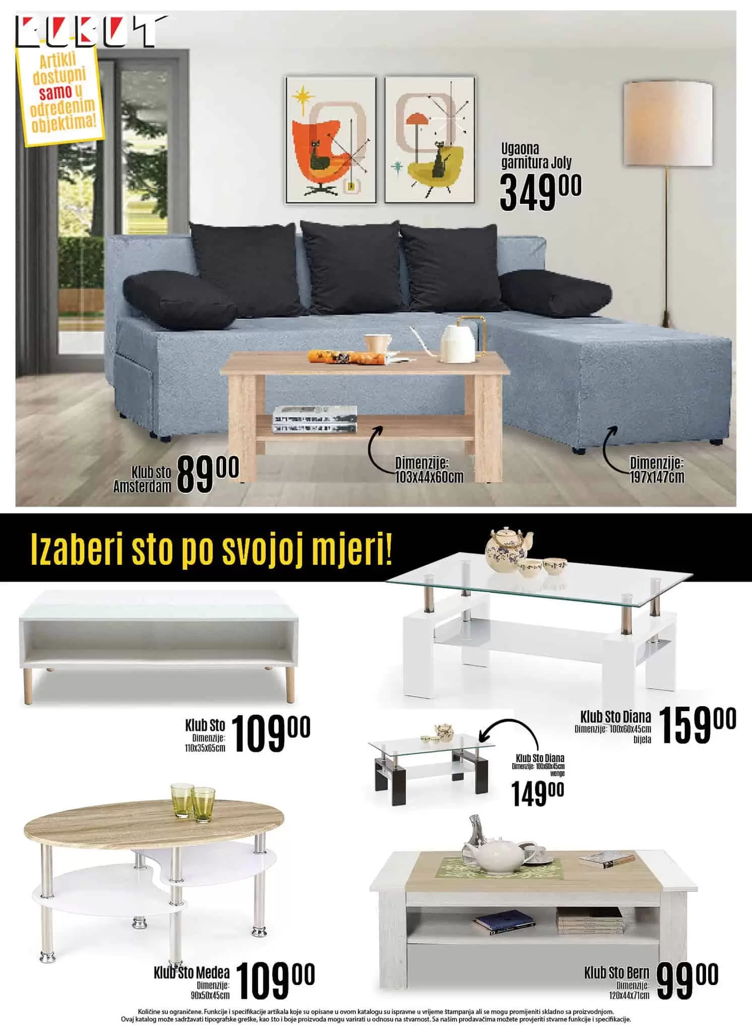 Robot katalog NAMJESTAJ juli/avgust 2022 akcija snizenja 22.7-21.8.2022.