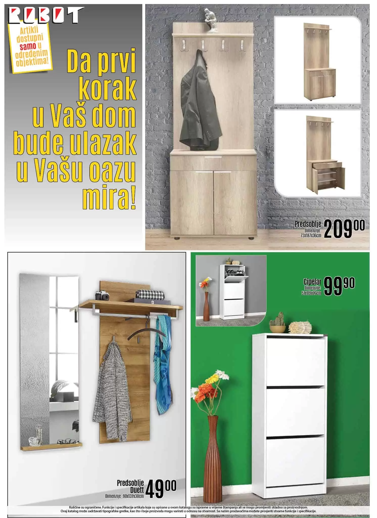 Robot katalog NAMJESTAJ juli/avgust 2022 akcija snizenja 22.7-21.8.2022.