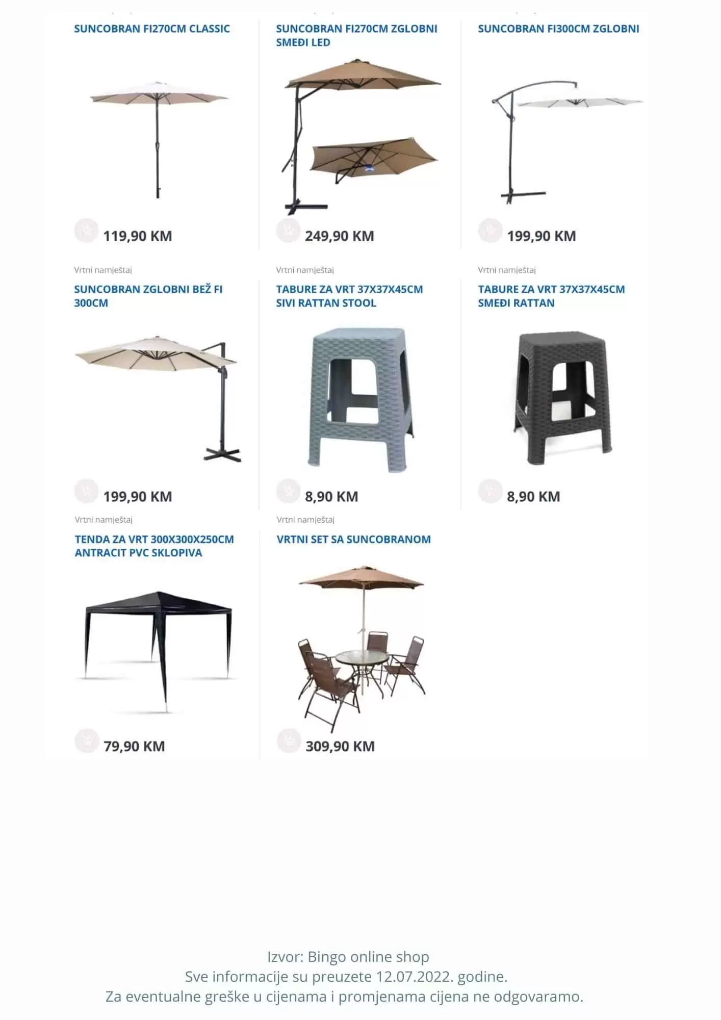 Bingo vrtni namještaj ▷【ONLINE ponuda】juli 2022