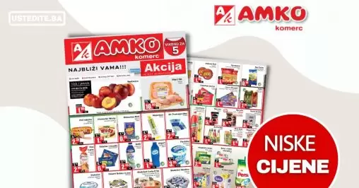 Amko vikend akcija JULI 2022 katalog sniženje do 18.07.2022.