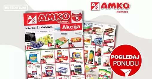 Amko vikend akcija 21-15.7.2022. katalog snizenja juli 2022!