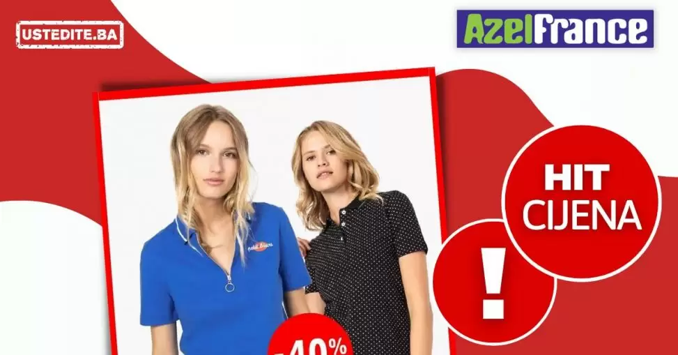 Azel France SNIŽENJE ➤ Nevjerovatna cijena POLO MAJICA juli 2022