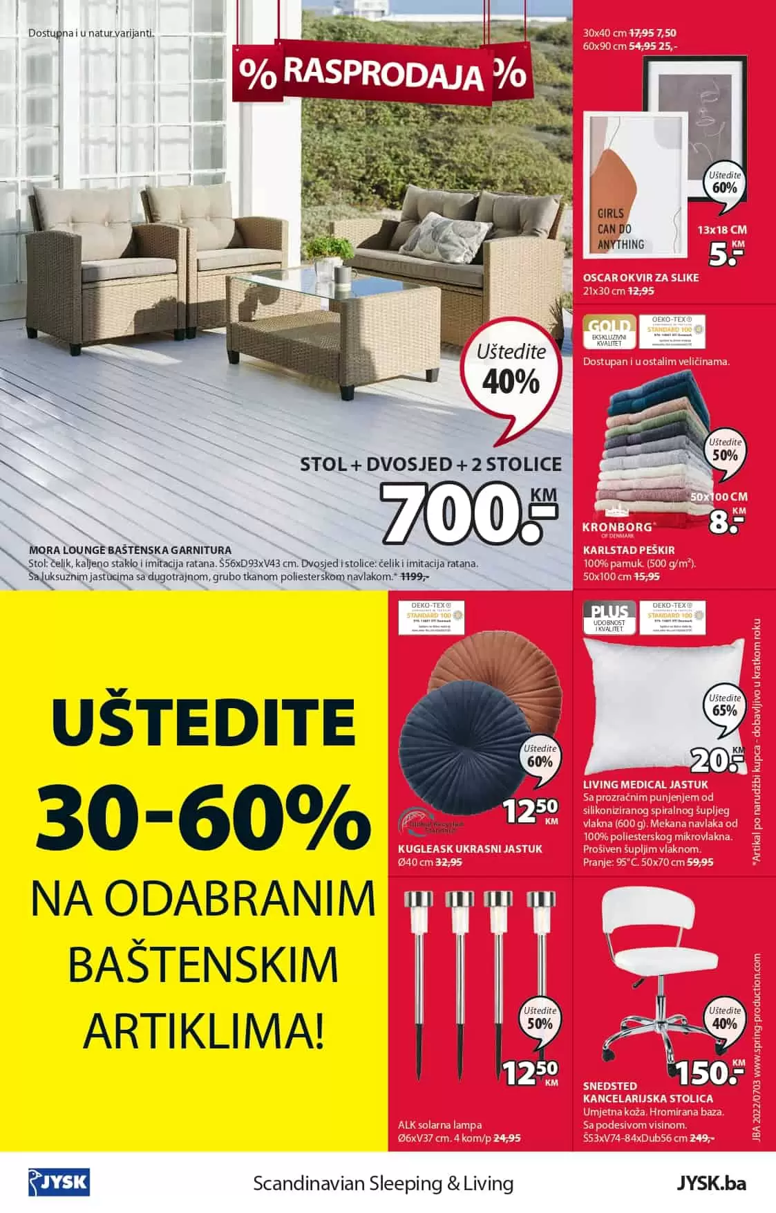 Jysk katalog NOVO juli 2022 akcija snizenja 14-27.7.2022.