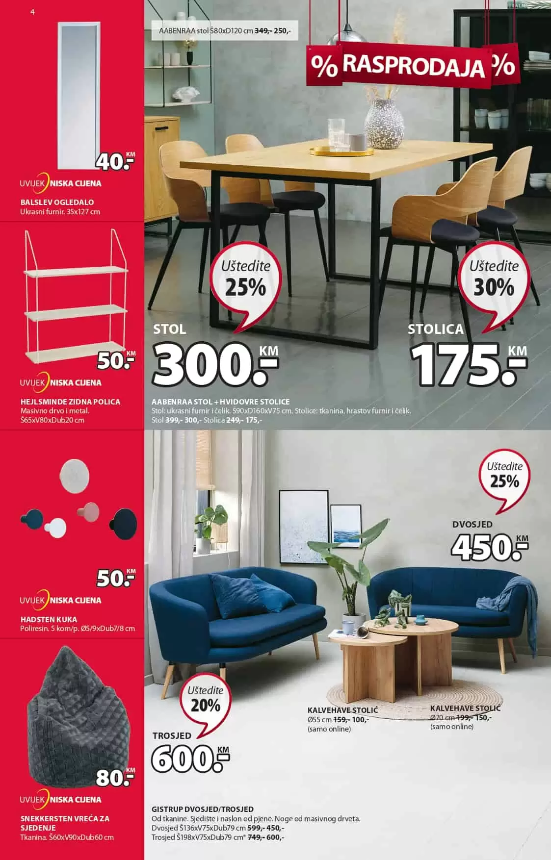 JYSK akcijski katalog 28.7-10.8.2022. letak snizenja JULI/AVGUST 2022.