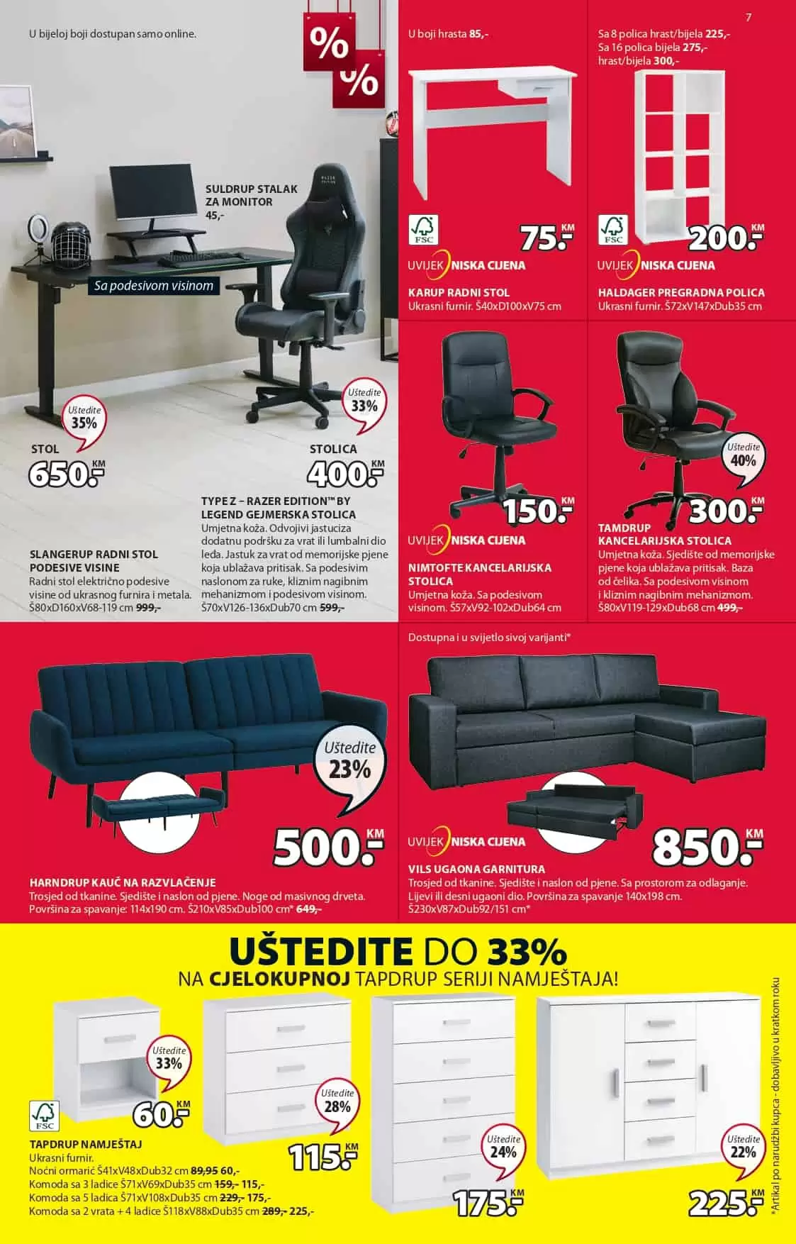 JYSK akcijski katalog 28.7-10.8.2022. letak snizenja JULI/AVGUST 2022.