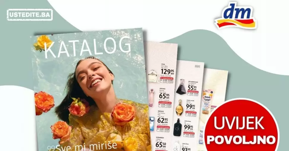 dm katalog Mirisi/PARFEMI AKCIJA SNIZENJE do 07.08.2022.