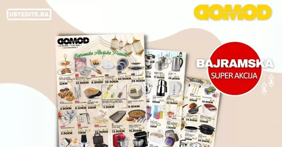 Domod katalog BAJRAMSKA PONUDA super snizenje do 15.07.2022.