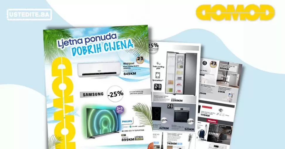 Novi Domod katalog donosi nam SUPER SNIZENJE! Super akcija tehnike!