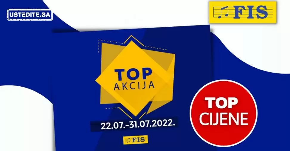 Fis TOP akcija za TOP artikle! Pogledajte super Fis katalog!