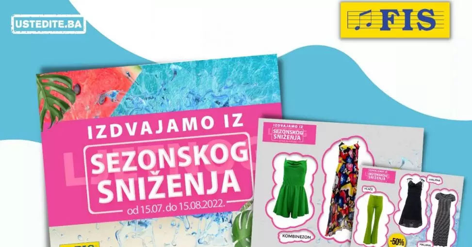 Fis SEZONSKO SNIZENJE! Ne propustite popuste i do 50% na odjecu!