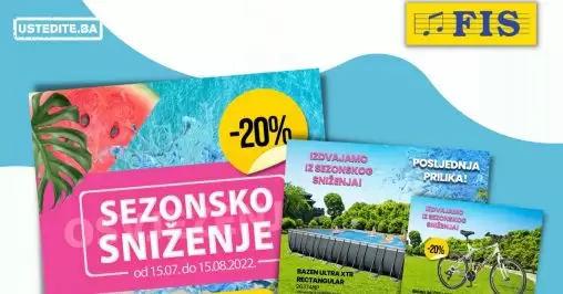 Fis SEZONSKO SNIZENJE! Iskoristite Fis akciju bazena i igračaka!
