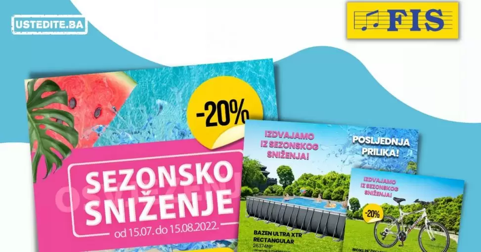 Fis SEZONSKO SNIZENJE! Iskoristite Fis akciju bazena i igračaka!