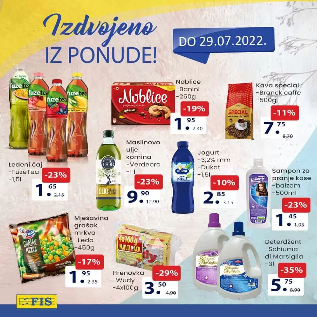 Fis katalog prehrana! Super akcija u svim Fis prodajnim centrima!