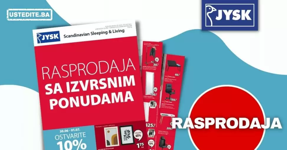 Jysk katalog ▷【RASPRODAJA】juli 2022 akcija snizenja do 13.07.2022.