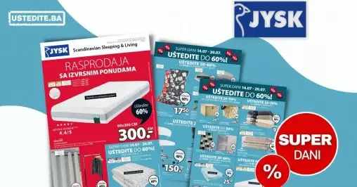 Jysk katalog NOVO juli 2022 akcija snizenja 14-27.7.2022.