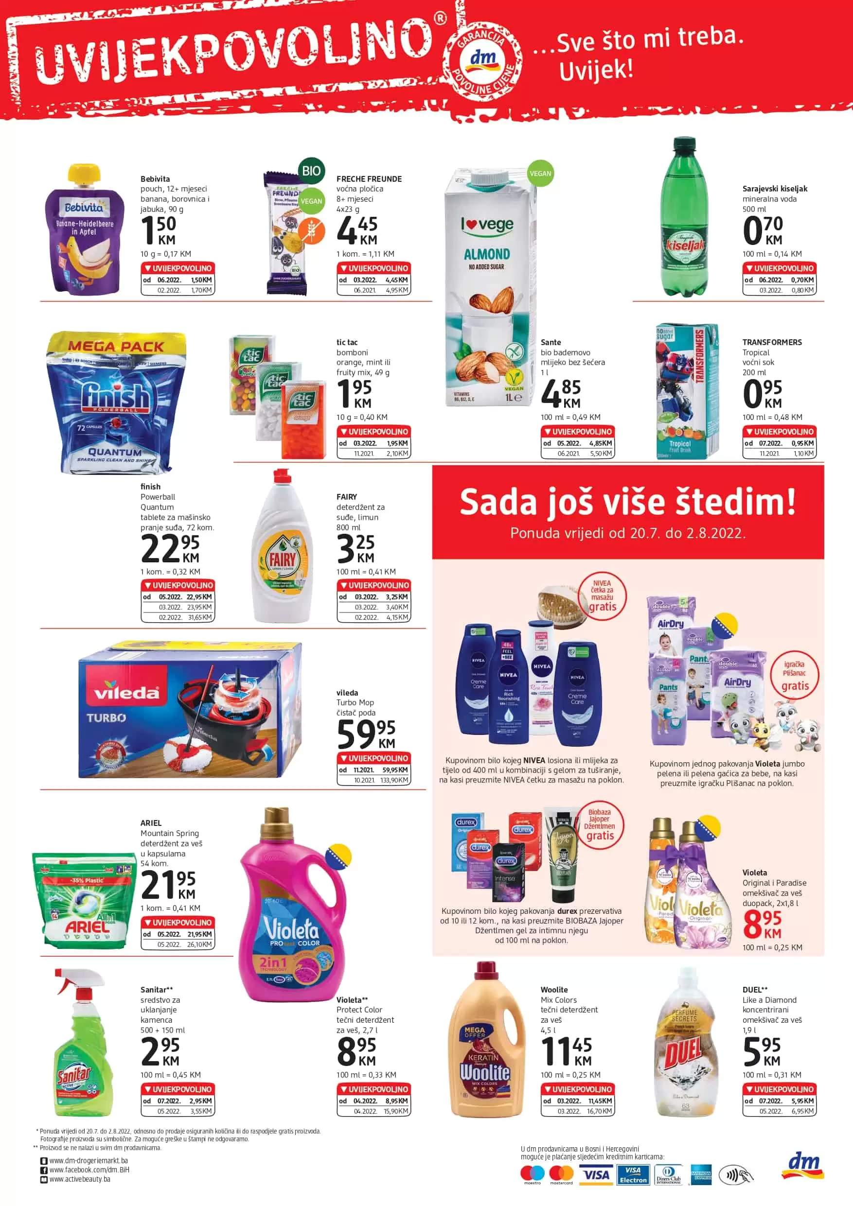 dm Express katalog juli/avgust 2022 ▷【UVIJEPOVOLJNO】akcija snizenja 20.7-2.08.2022.