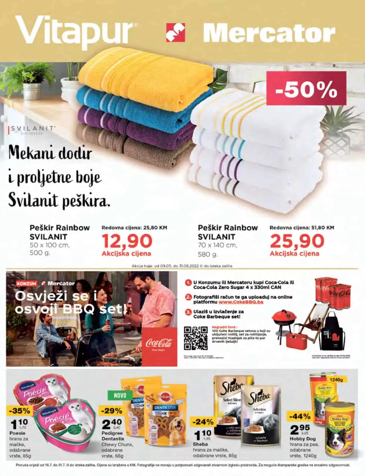 Mercator katalog juli 2022 akcija snizenja 18-31.7.2022.
